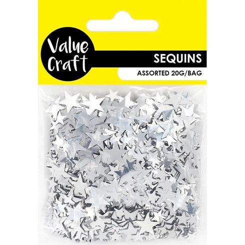 Silver Colour Star Shape Scatters